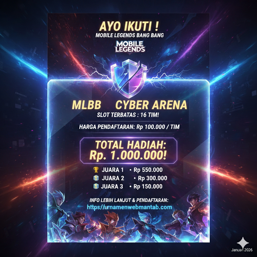 Poster Turnamen MlBB : Internal Beta Testing